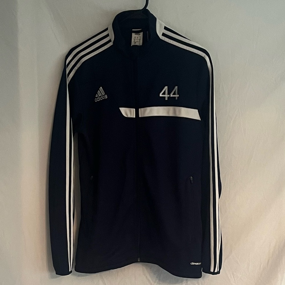 Woman’s blue small Adidas Climacool zip up jacket $21